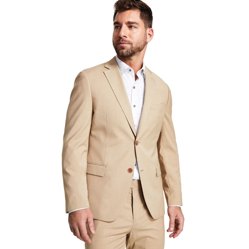 Alfani Mens Slim-Fit Travel Ready Suit Jacket 38 Regular Caramel - Nwt $360